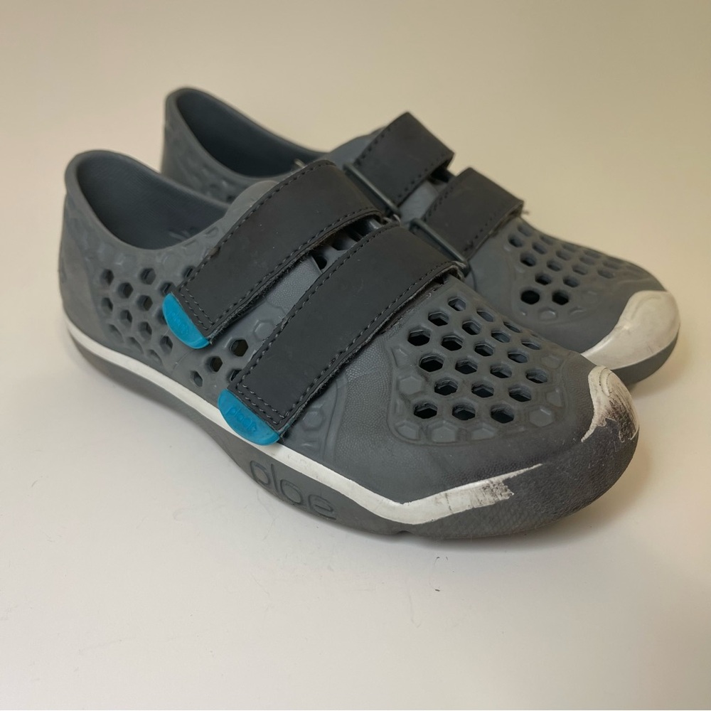 Plae Little Boys Mimo Shoes Slate size 13